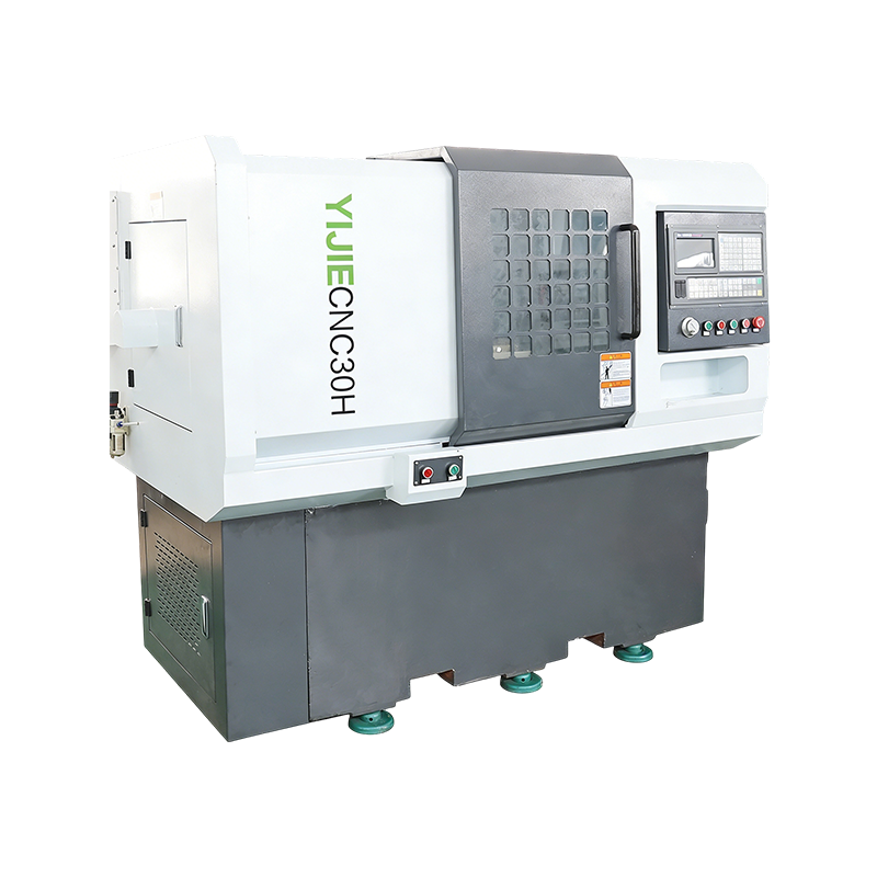 Станок с ЧПУ YJ-CNC30H с плоской линейной направляющей для деталей валов и дисков малой и средней партии